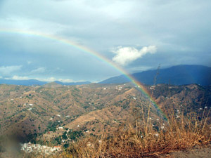 Competa Andalucia rainbow